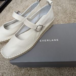 Everlane The Mary Jane Espadrille 8.5/Bone